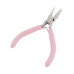 쥬얼리 제작용 미니 원형 및 오목 코 펜치, DIY 프로젝트, 와이어 랩 5 인치 핑크 : 케이세븐홀딩스