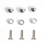 블루롤 V-CORE 3.1 침대 플레이트 부품, 알루미늄 스페이서 스틸 볼, 12mm 나사산 M5 카운터 싱크 : 케이세븐홀딩스