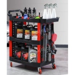 카센터 미용실 3단 보관 공구 세차장 트롤리 카트 : 글로벌 서비스