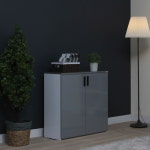 소형 신발장 800 좁은 현관 원룸 자취방 개인 미니 어린이집 유치원 업소용 3단 수납장 : 포어리프