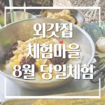 양평외갓집체험마을 당일체험 - 촌캉스 & 돈까스 뷔페점심 8월 - 가족모임 단체워크샵 수련회 촌캉스 - : 외갓집체험마을