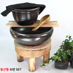가정용 콩나물 재배 숨쉬는 옹기 콩나물 시루세트 대 : 요고요고요