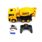 무선조종자동차 RC카 Huina 1338 1/18 2.4g 6ch 원격 제어 콘크리트 믹서 트럭 야외 : 째니월드마켓
