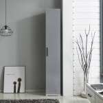 도어 틈새 행거 장 300 슬림 폭좁은 얇은 선반 옷장 원룸 자취방 침실 긴옷 간이 장롱 : 포어리프