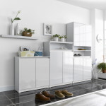 소형 양문 신발장 600 좁은 현관 미니 사무실 업소용 어린이집 유치원 학원 3단 개인 : 포어리프