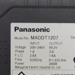 MADDT1207 Panasonic 서보 드라이버 : LS산업전기
