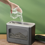 윰스모르 벽난로 불멍 무드등 초음파 미니 가습기 : 스네몬