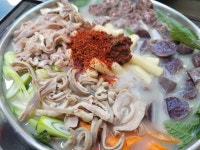 무을순대 대끼리네 순대전골 4인분 2.6~2.7kg : 무을순대