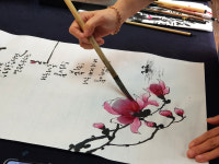 캘리그라피 수묵화배우기 수묵일러스트 캘리책 자격증반 시니어반 강사반 창업반 원데이클래스 : 묵황캘리그라피
