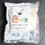삼색 춘향이면 칼국수 샤브샤브용 1kg : 올곧음상회