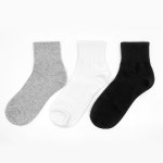 국내제작 10켤레 데일리 남자 여자 학생 단목 무지 면양말 : 더나은 주식회사