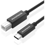 dynattenik USB C to B MIDI 인터페이스 변환기 케이블 컨트롤러 E 피아노 키보드 1.5m 나일론 편조 MIDI-CB150 : 골드슈퍼몰