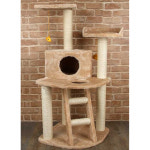 놀이를 좋아하는 아가추천 사파리 캣타워(120cm) 아기 켓 폴 스텝 프리미엄 : 지로지로샵