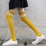 스포츠 오버니삭스 데일리 골프 압박스타킹 반스타킹 양말 필라테스 요가 토삭스 논슬립 : 퀸즈마마.