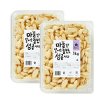 마늘귀신 의성 국산 깐마늘 1kg+1kg (총2kg), 2025년 햇마늘 소 중 대 택1 : 젠틀파머스