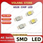 SMD 6028 SMT 3528 카운터 포스트 LED 발광 다이오드 칩 라이트  화이트  레드  블루  그린  옐로우  오렌지  핑크 식  램프 비드... 