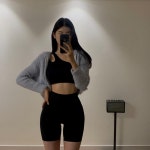 라인브라탑 브라탑 이너탑 필라테스상의 바디프로필의상 바디프로필탑 요가상의 : 바이윰 by yoom