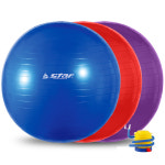 스타 짐볼 65cm EB200-07 블루 레드 퍼플 홈트레이닝 요가 휘트니스 헬스 : 에이플러스컴퍼니