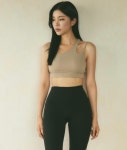 라인브라탑 브라탑 이너탑 필라테스상의 바디프로필의상 바디프로필탑 요가상의 : 바이윰 by yoom