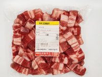 벽돌 한입 삼겹살 구이용 1kg : 육즙 한입