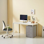 사무실테이블 서재책상 2인용 1인용 사무용 D44 1400 LPM 스틸 책상 SH7194 : 결해