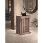 인포메이션 가구 책상 미용실 데스크 접수대 카운터 소형 : 이초케