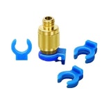 Pc4-01 Pc4-m6 공압 커넥터 3D프린터 용품 블루 버클 4mm 테플론 호스 고정 10개 : 아고라컴퍼니
