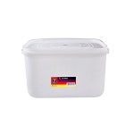 백밀폐용기 2호(1.8L)/김치통 냉장고 보관 정리 반찬통 업소용 식당 : 연호마트