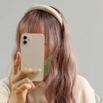 OT 헤어밴드 진주 볼륨 -베이지 헤어밴드머리띠 헤어악세사리 머리띠 : 오렌지스토아