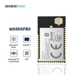 Minewsemi 32 GPIO 북유럽 블루투스 LE 5.0 블 모듈 IPEX 포함 MS50SFB3 nRF52810 -96dBm : 아고라컴퍼니