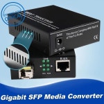 Bidi 기가비트 멀티 모드 파이버 이더넷 미디어 컨버터 SFP LC 듀얼 트랜시버 모듈  포함 1.25 G/s 2개 : 아고라컴퍼니