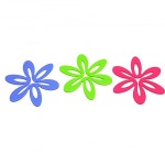 실리콘 냄비받침(플라워)/후라이팬 주방장갑 오븐 손잡이 주방용품 : 연호마트