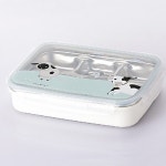 알프스팜 프랜즈 5구 이중배식판/어린이집 유치원 유아용 아동 키즈 : 연호마트