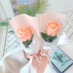 꽃 한송이 장미 꽃다발 졸업식 비누꽃다발 학예회 재롱잔치 발표회꽃다발 입학식 : 리시안 플레르