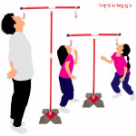 과자따먹기 놀이 용품 체육대회 명랑운동회 이벤트 게임 도구 : 기쁜우리게임창고