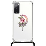 갤럭시S20FE(G781) 타투 스트랩 목걸이 케이스 로즈문 : 묘묘 지갑케이스