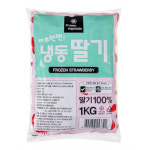 농우 냉동 딸기 1kg 무가당 주스 스무디 과일 대용량 : 꿀케미