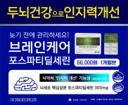 두뇌 건강 브레인케어 포스파티딜세린 뇌 건강 기억력 집중력 인지력 개선 기능성 : 꿀개미 약사