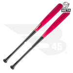 B45 프로 나무배트 신본기 모델 캐나다산 핑크/블랙 KI1 : 야구메타