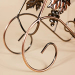 철 금속 프레임 와인 홀더 병 랙 글라스 J2061 1 개 : 레어헌터12