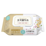 오곡 물티슈 100매입 / 우리아이 필수 신학기 준비물 문구 학습준비물 청결 손닦기 : munguclub