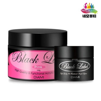 다이아미 블랙라벨 아크릴 파우더 클리어 화이트 핑크 40g : 네모뷰티