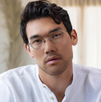 마수나가 코드E Chord E 티타늄 가벼운 안경테 11 엔틱골드 22 엔틱실버 39 블랙 : 글라시안