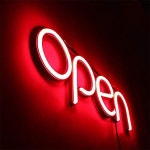 OPEN 간판 LED SIGN 오픈 클로즈 OPEN&amp;amp;CLOSED시간 첨부 점멸 설정가능 카페 다방 레스토랑 바 : 사당엠알오