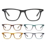 PST OP5437 수제 약간큰사이즈 검정 남자 여자 뿔테 안경 : 그린아이안경