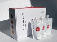 사과원물로만 휴롬식 착즙한 (NFC방식) 찐한 생 사과즙 30포(1BOX) : 버들골농장