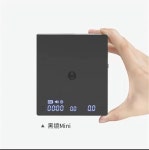 정밀저울 주방 저울 디지털 계량 전자 베이킹 블랙 미러 미니 커피 체중계 스마트 에스프레 : 하나COMMERCIAL