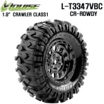 루이스타이어 L-T3347VBC CR-ROWDY CLASS1 1/10 Scale 1.9  Crawler Tires Super Soft Compound / Black Chrome S : hobbyline 하비라인