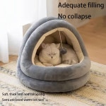 고양이텐트 강아지숨숨집 강아지텐트 고양이 집 따뜻한 애완 동물 바구니 아늑한 새끼 쿠션 작은 개 매트 수면 동굴 침대 용품 : 얄리상점
