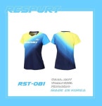 리스퍼트 RESPURT RST-081 네이비 NV 배드민턴 경기용 반팔 티셔츠 : YES스포츠